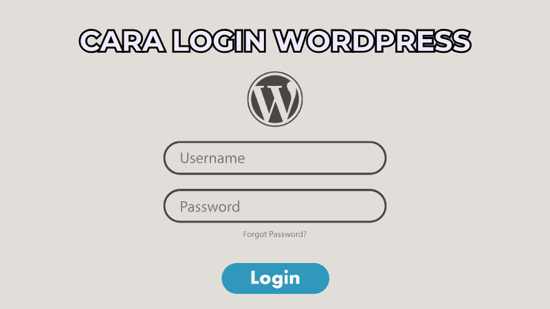 Cara Login WordPress